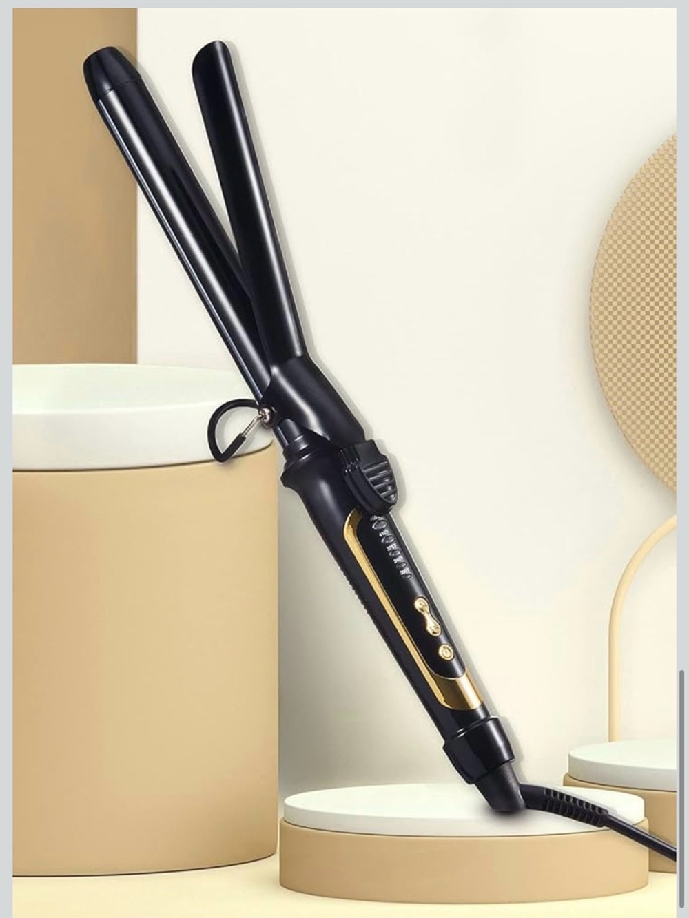 1 inch extra long hair curling iron with ceramic tourmaline barrel - Picture 7 of 9